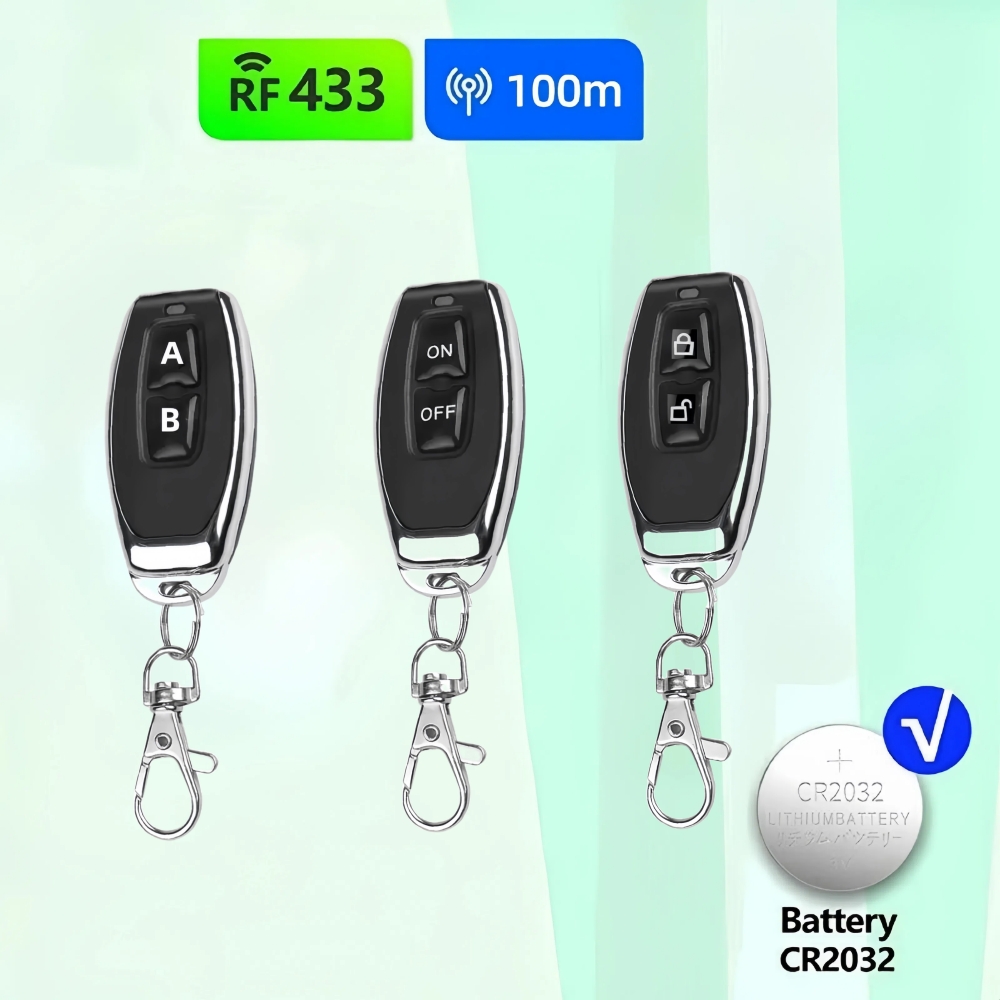 433MHz Learning Remote Control - Home Security Front Door Camera recension och pris