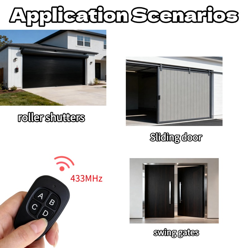 433MHz Remote Control Learn Re - Home Security Front Door Camera recension och pris
