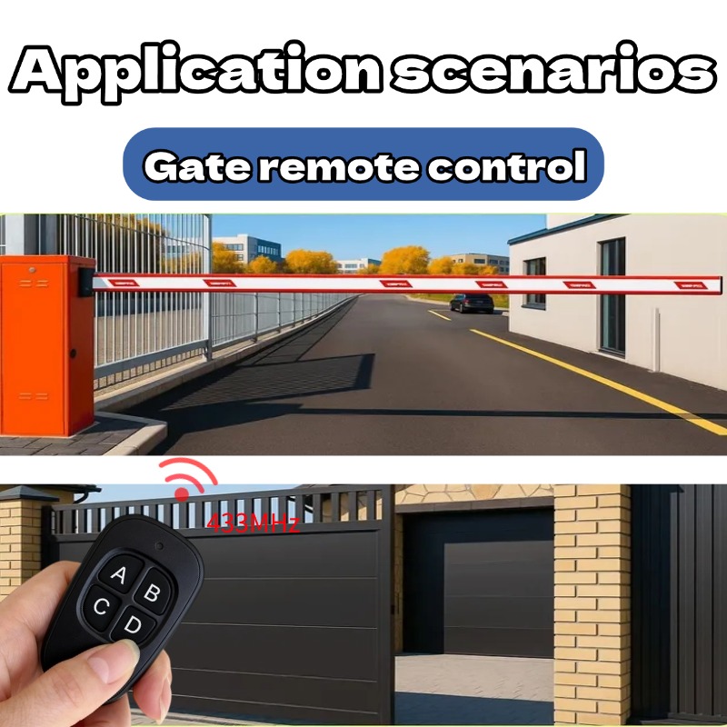 433MHz Remote Control Learn Re - Home Security Front Door Camera recension och pris