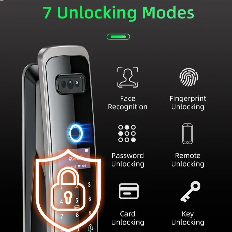 EGFirtor Smart Password Lock 3 - Home Security Front Door Camera recension och pris